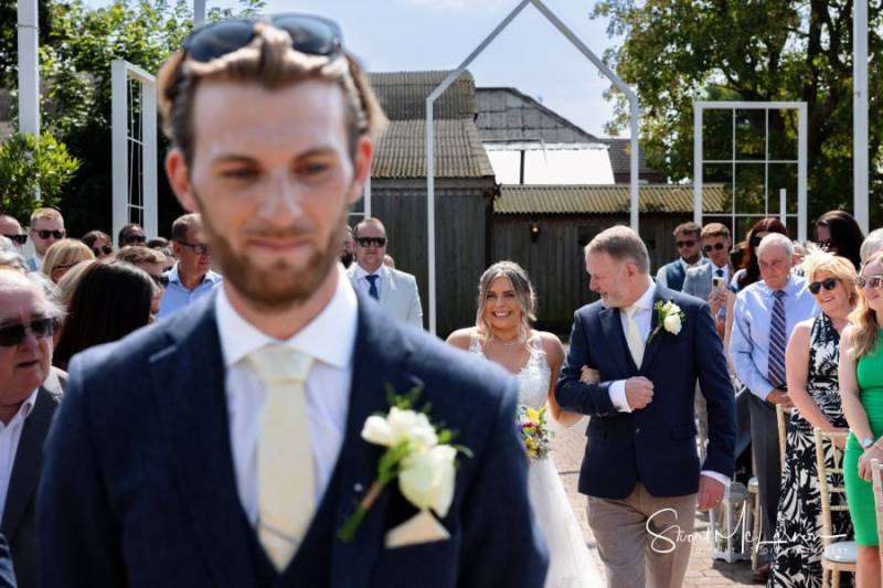 Here comes the bride...