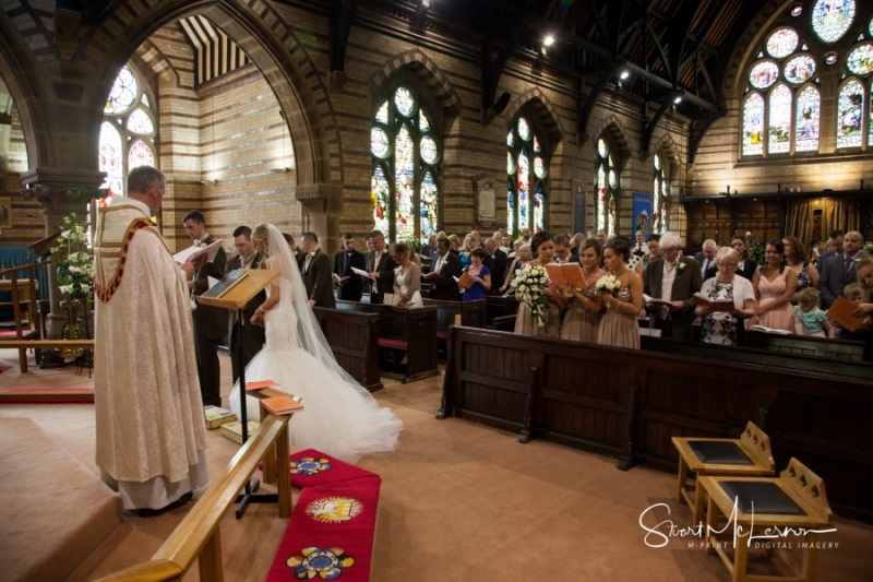 Wedding Ceremony at St John the Divine C of E Church