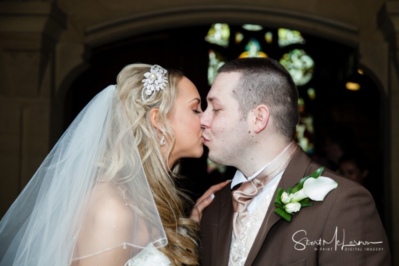 Kiss at the church door