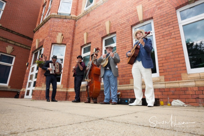 Five piece wedding band at Cheadle House