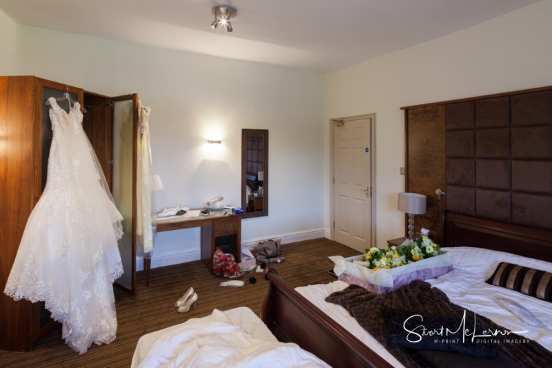 The bridal suite at Cranage Hall