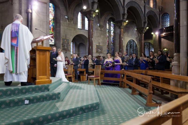 Wedding service at St Mary's Lowe House