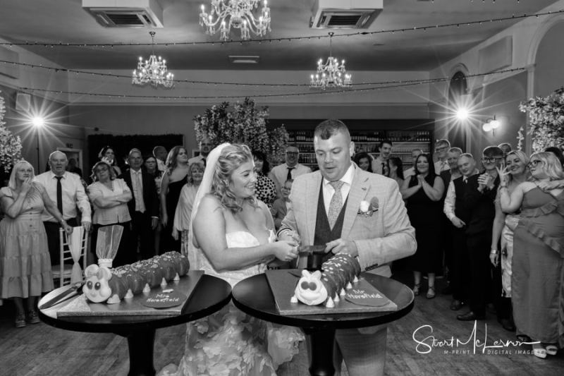 Cutting the cake