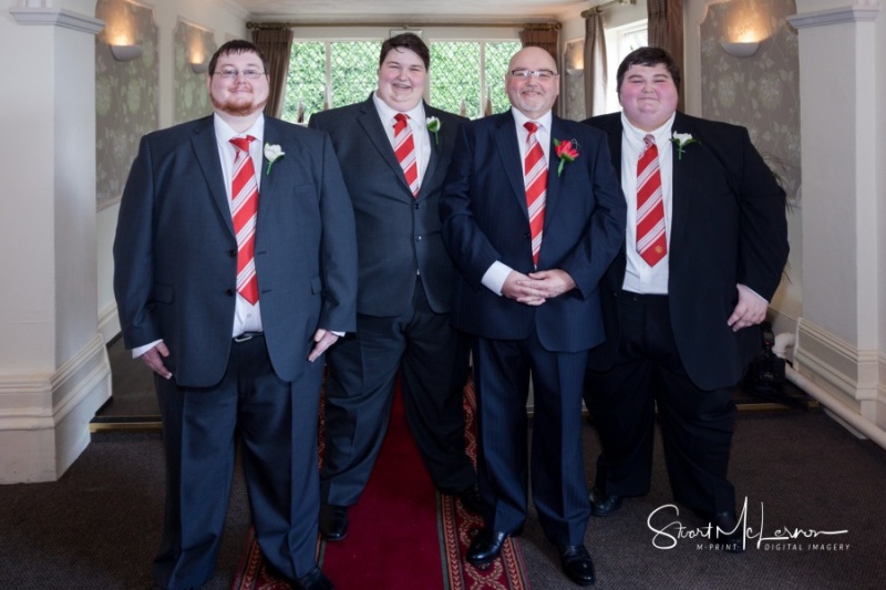 Groom and groomsmen