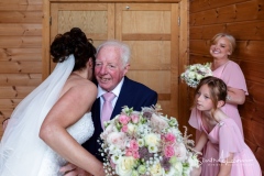 A kiss for dad