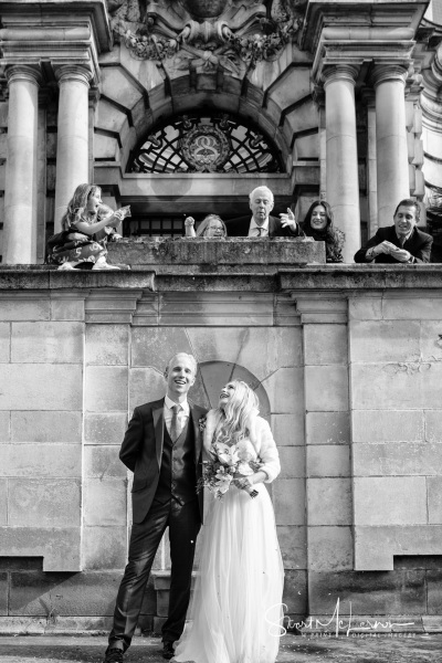 Bride and Groom Portrait, Stockport Town Hall