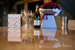 Champagne and Flowers