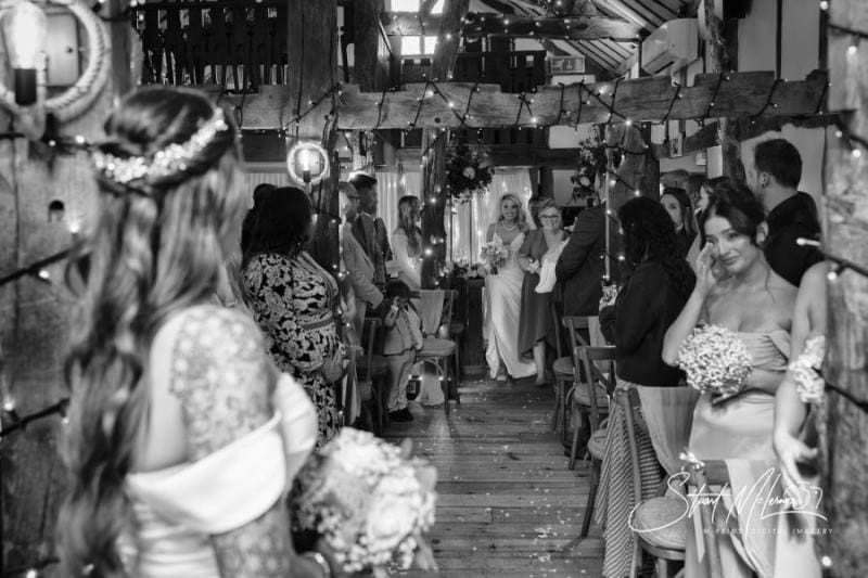 Here comes the bride...