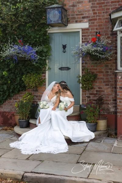 Newlyweds portrait
