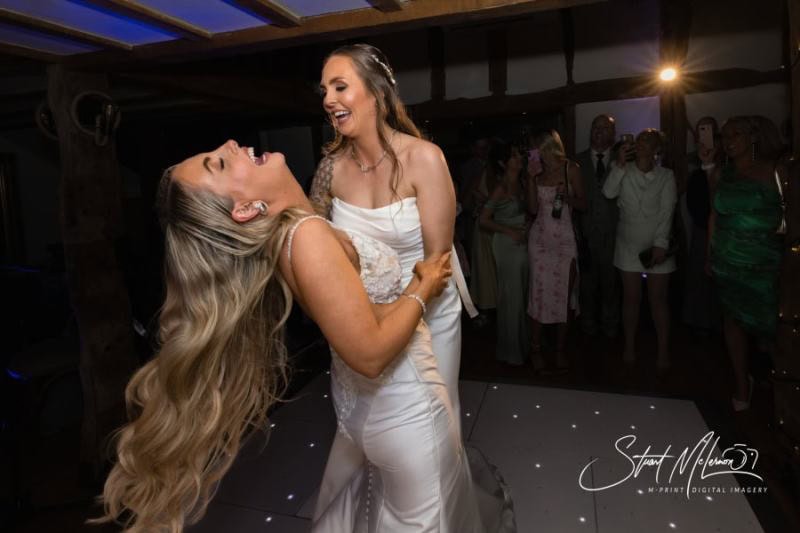 Dancing and laughter