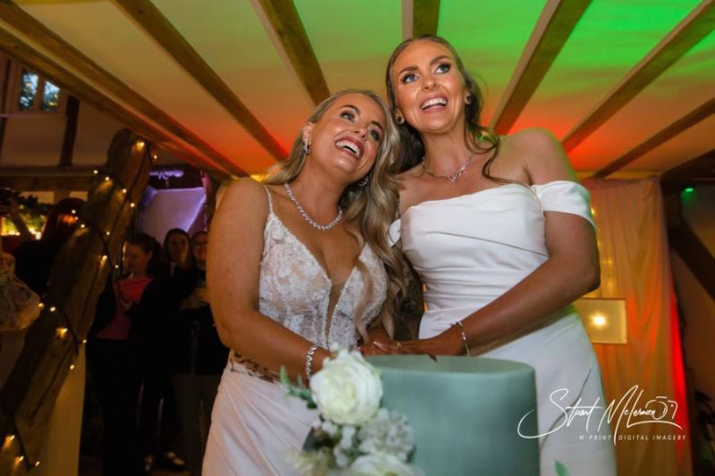 Cake cut for the guests