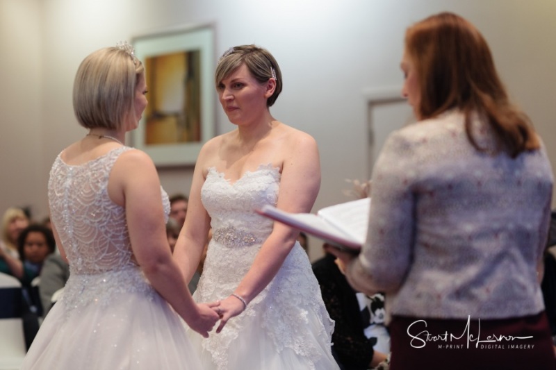 Wedding vows at The Forest Hills Hotel, Frodsham