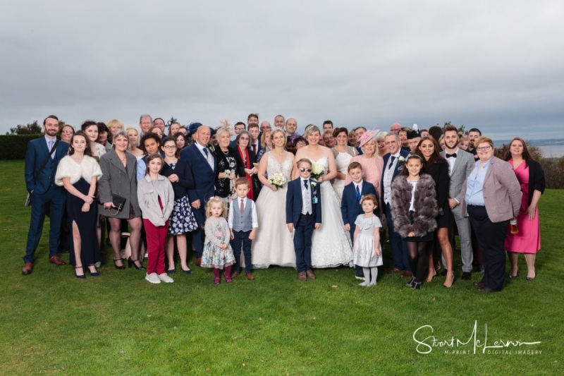 Forest Hills Hotel wedding group shot