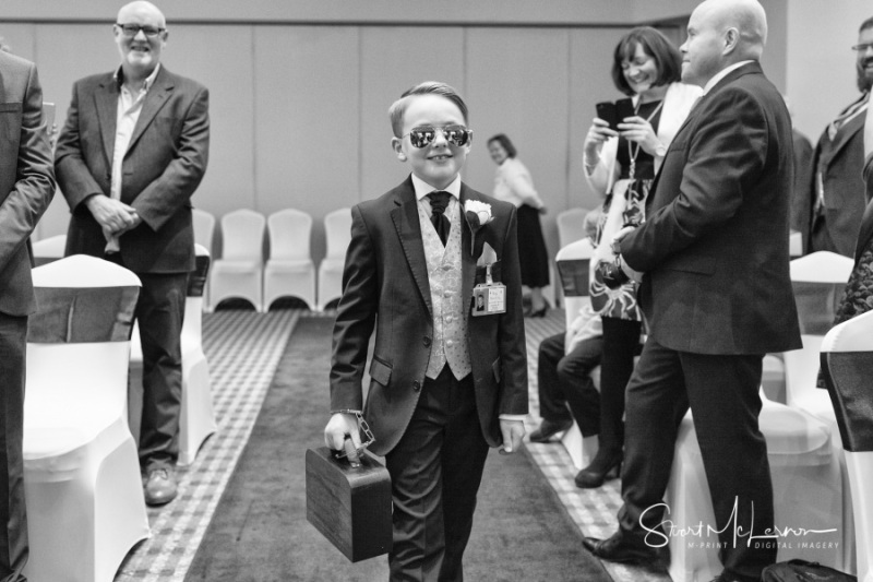 Ring bearer at The Forest Hills Hotel, Frodsham