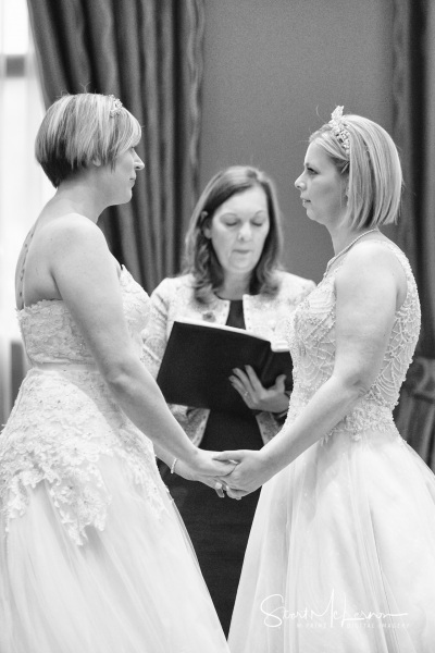 Wedding vows at The Forest Hills Hotel, Frodsham