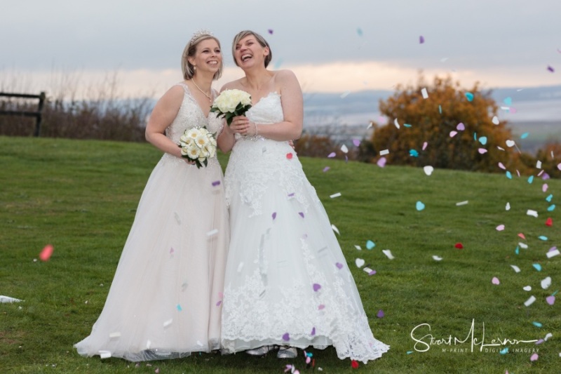 Confetti cannon at The Forest Hills Hotel, Frodsham