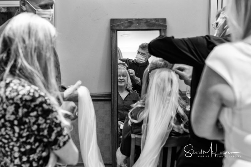 Caught in the mirror