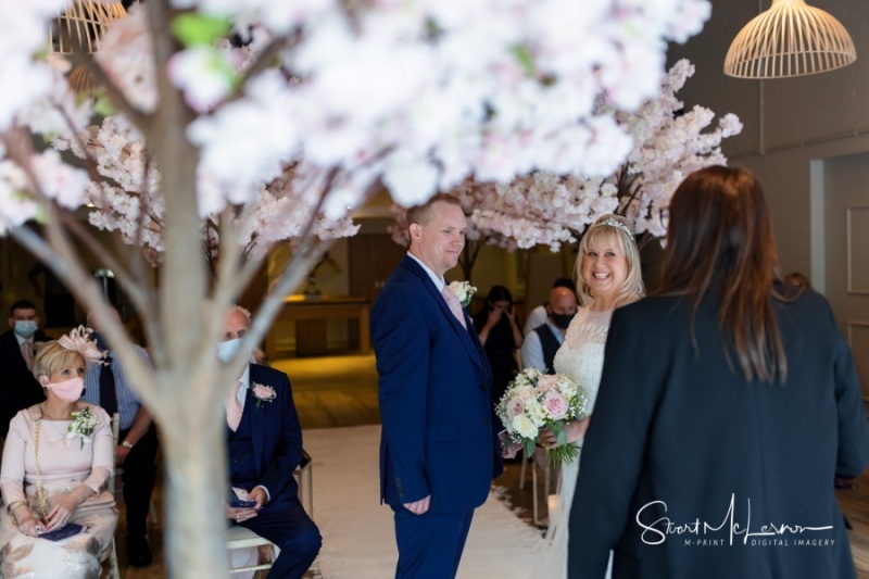 The wedding ceremony