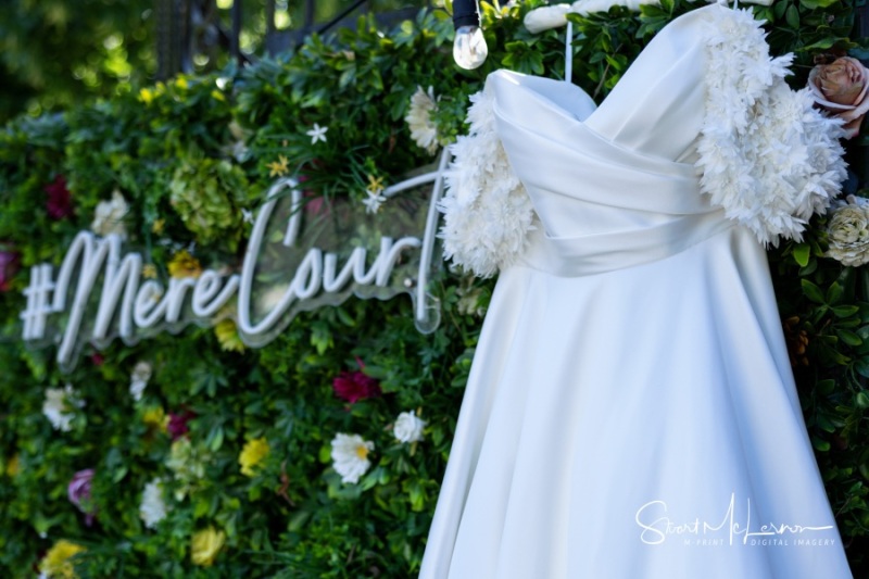 The wedding dress