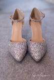 The bride's shoes