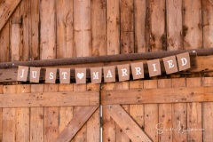 Just married sign