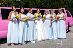 The girls with their limo