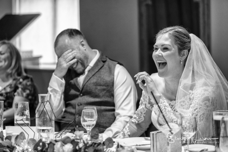 Wedding speech laughter