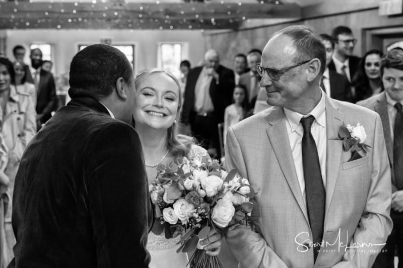 A welcome kiss
