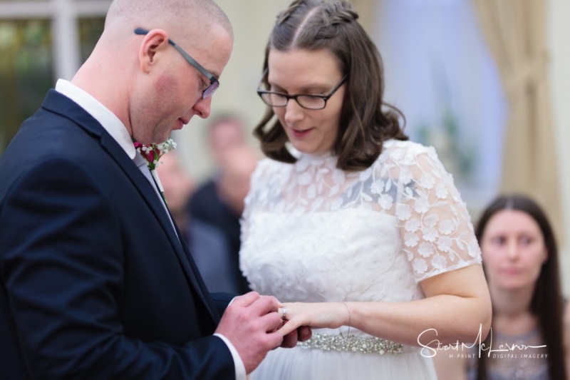 Dukinfield Town Hall Wedding RIng Exchance