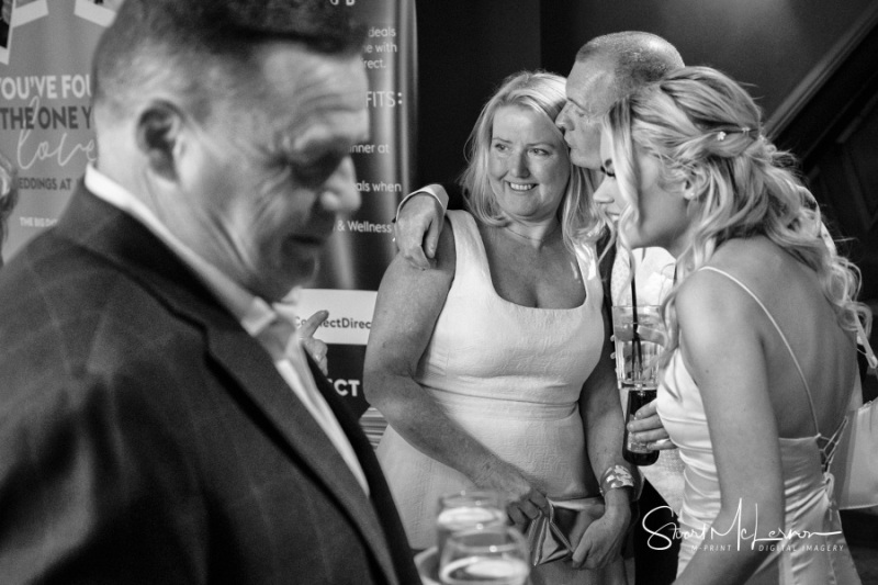 Hugs of congratulations