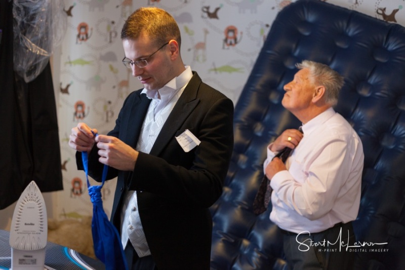 Fastening of ties