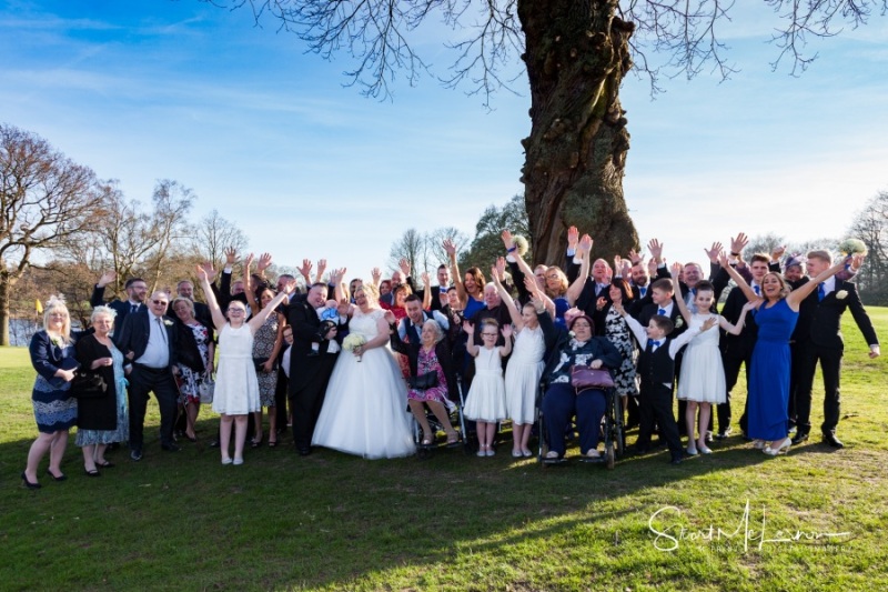 Wedding group shot