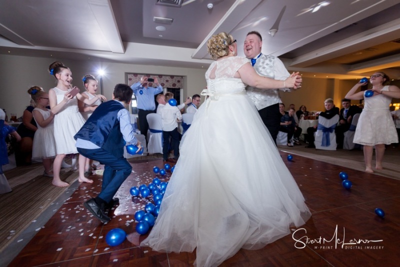 Bride and Groom dance