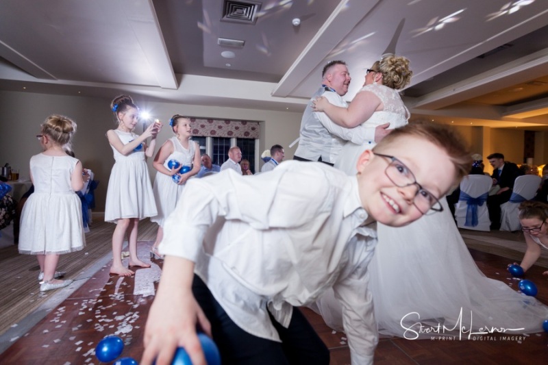 Wedding photobomb