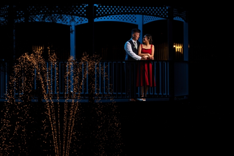 Under the bandstand