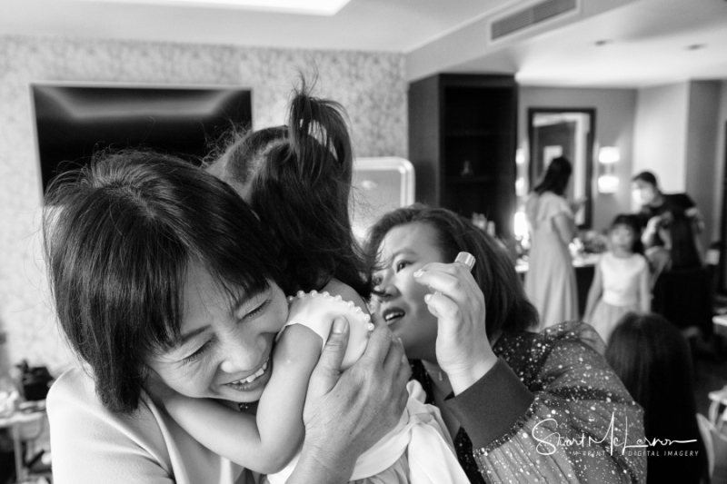 A cuddle for the little one