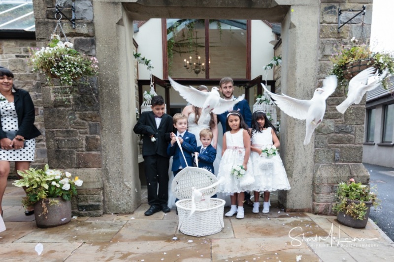 Dove release at Stirk House