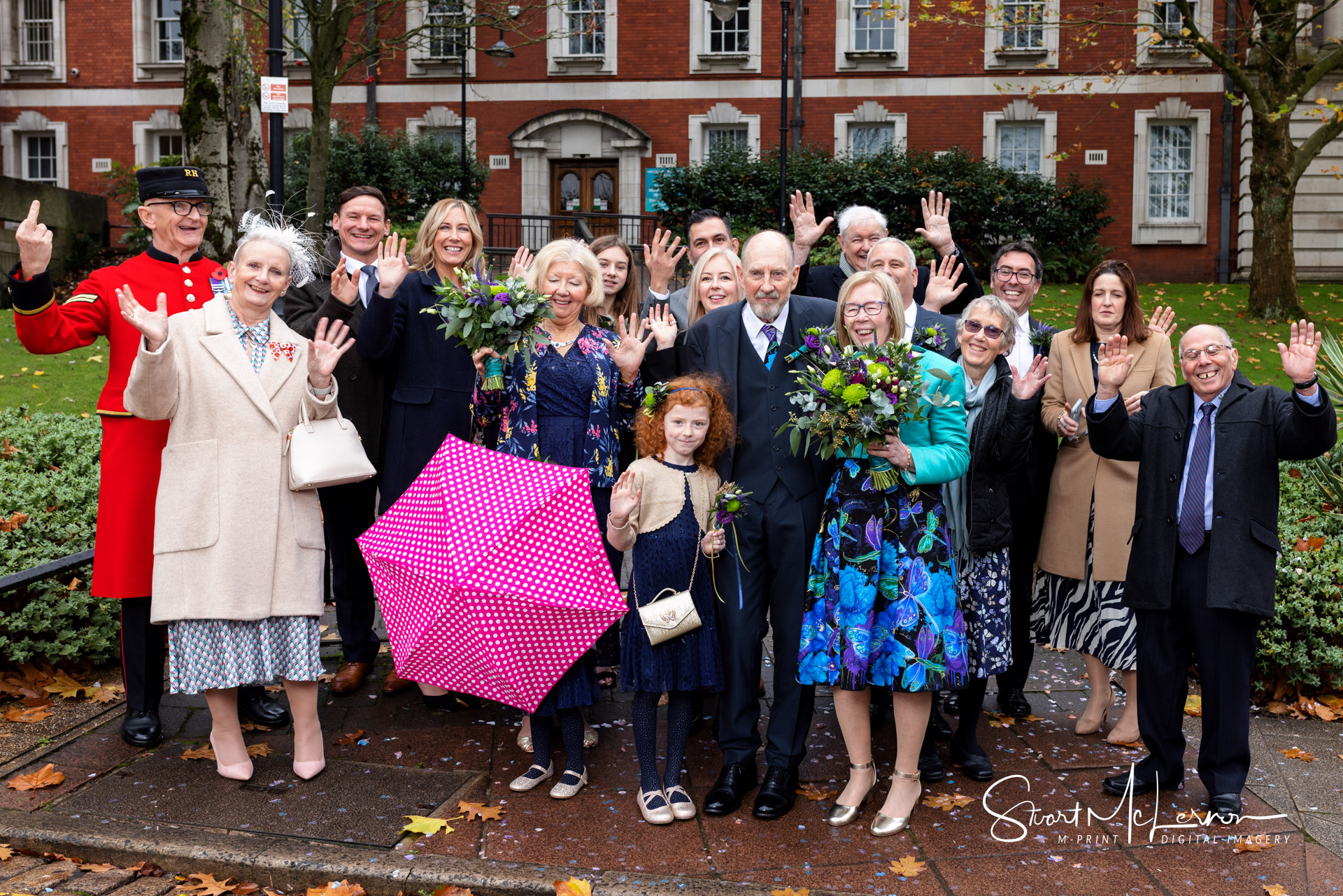 Wedding – Bob and Gill at Stockport Town Hall